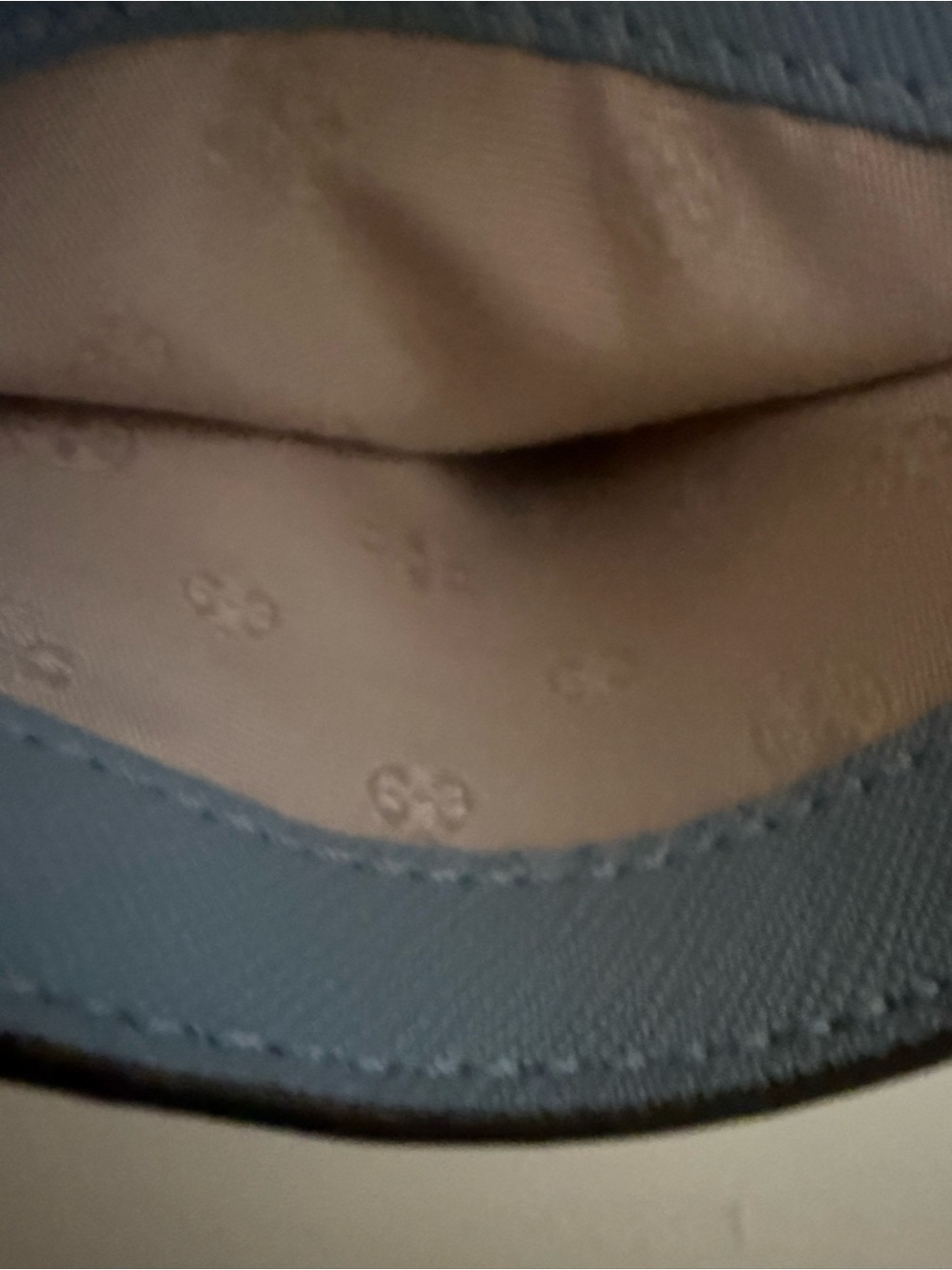 Tory Burch blue with Gold Logo - Picture 3 of 6